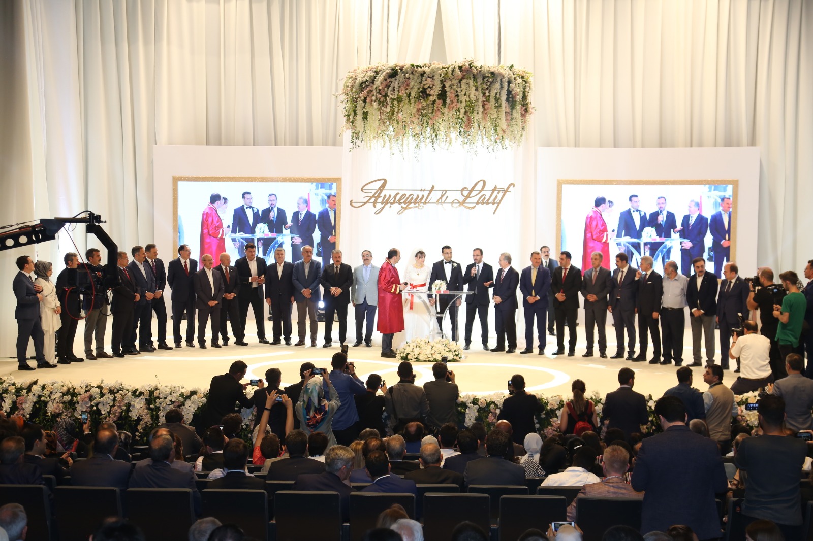 Spor camiası düğünde buluştu