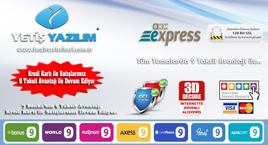 En İyi Hazır Web Sitesi Tasarımları Yetiş Yazılım'da