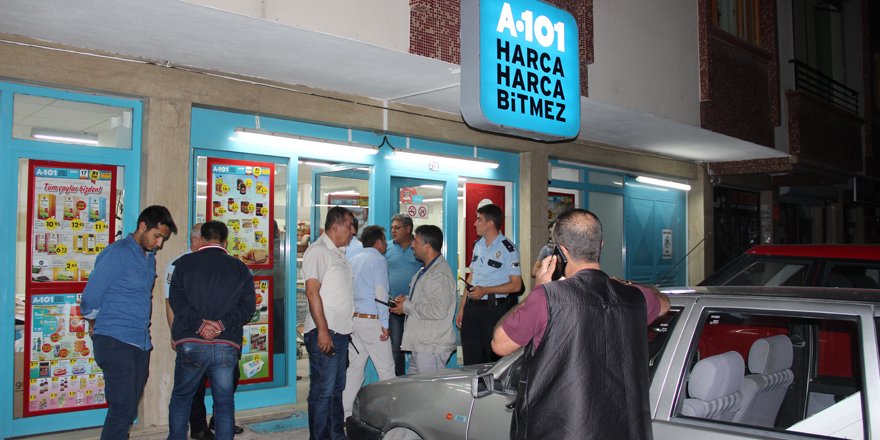 Av tüfeğiyle A101'i soydu