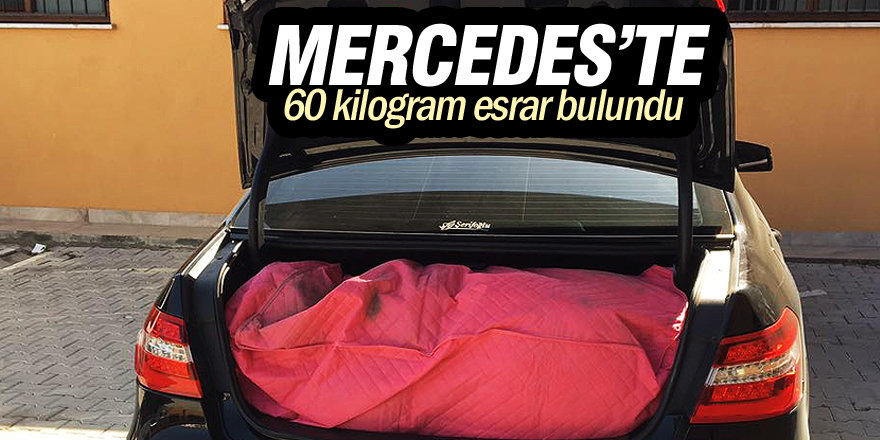 Kiralık lüks otomobille uyuşturucu sevkiyatı