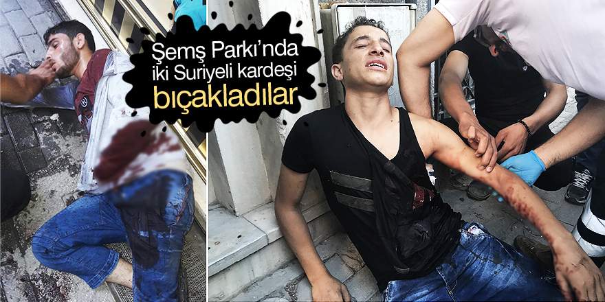 Bıçaklanan iki kardeş metrelerce yürüdükten sonra yere yığıldı