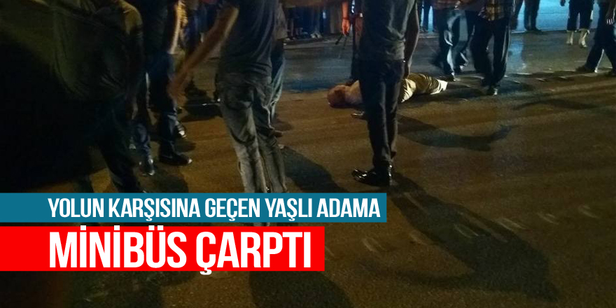 Yaşlı adamın ağır yaralandığı kaza güvenlik kamerasına yansıdı