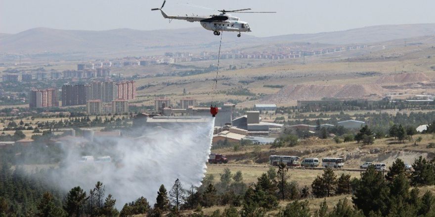 Konya’da ormanlık alandaki yangın kontrol altına alındı