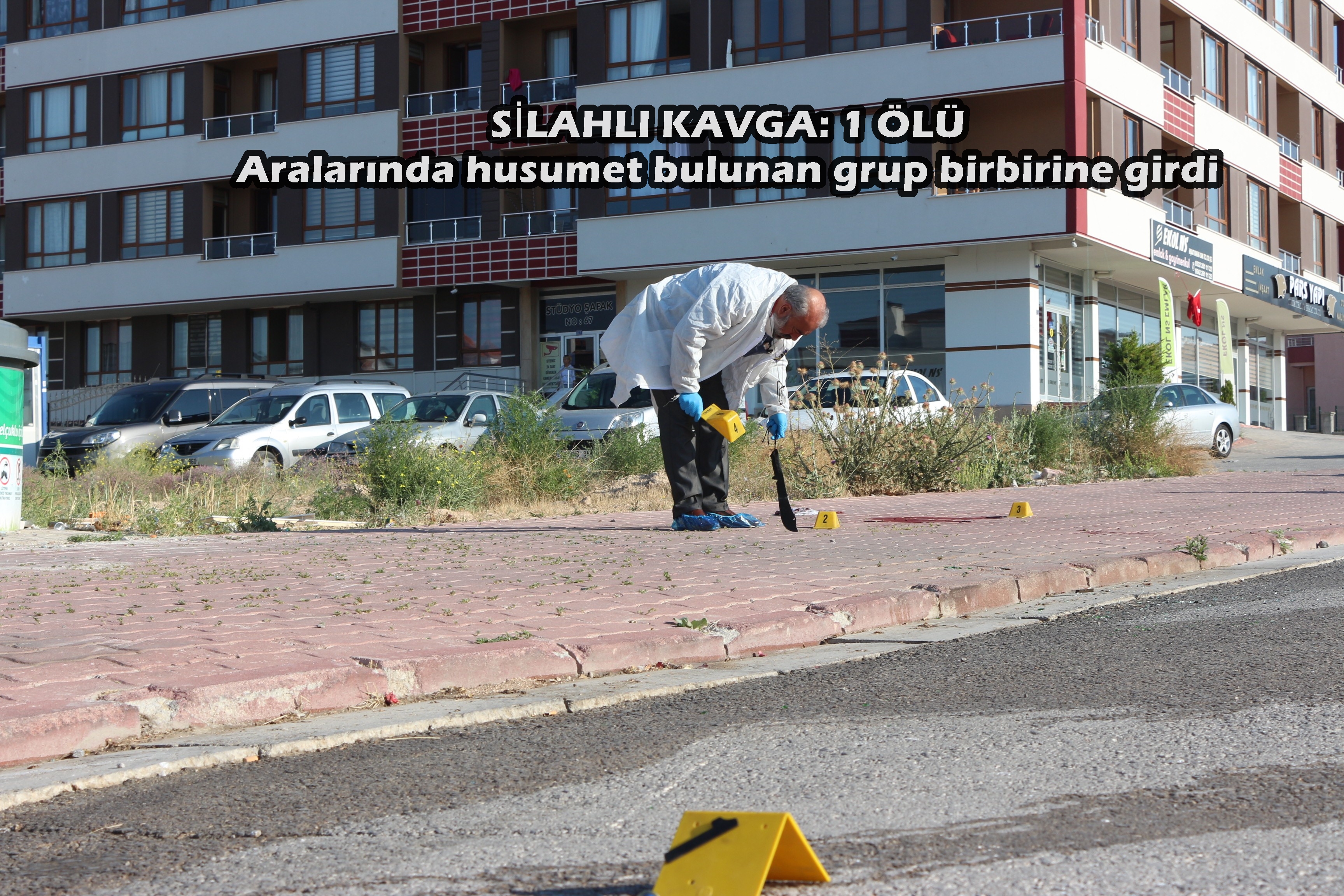 Silahlı kavga: 1 ölü