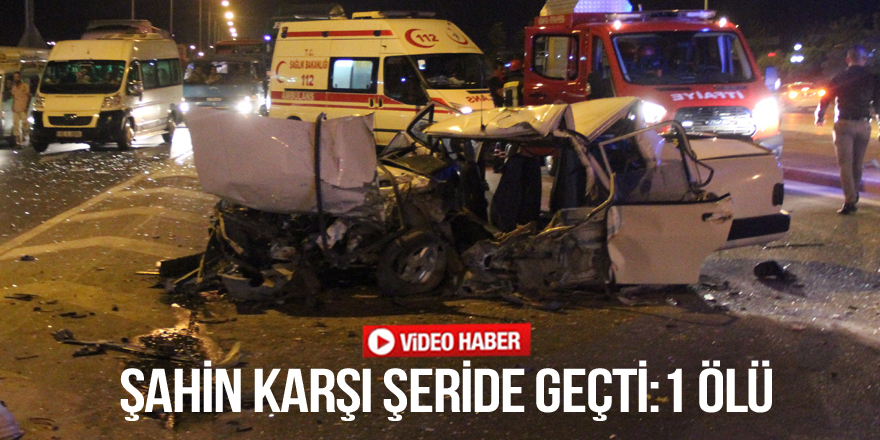 Konya'da feci kaza: 1 ölü: 7 yaralı