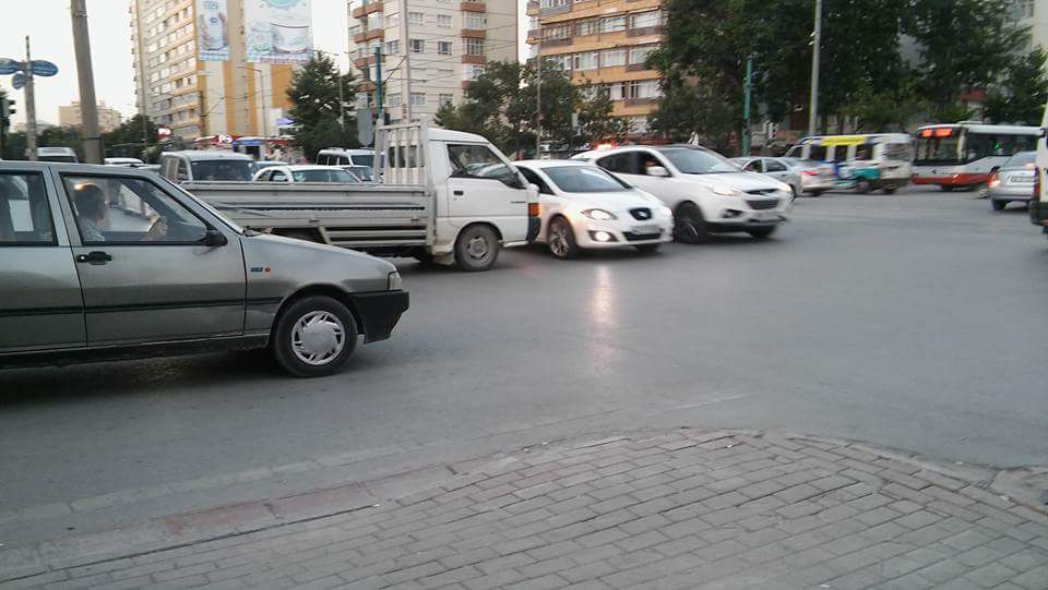 Sille kavşağında trafik ışıkları çalışmıyor