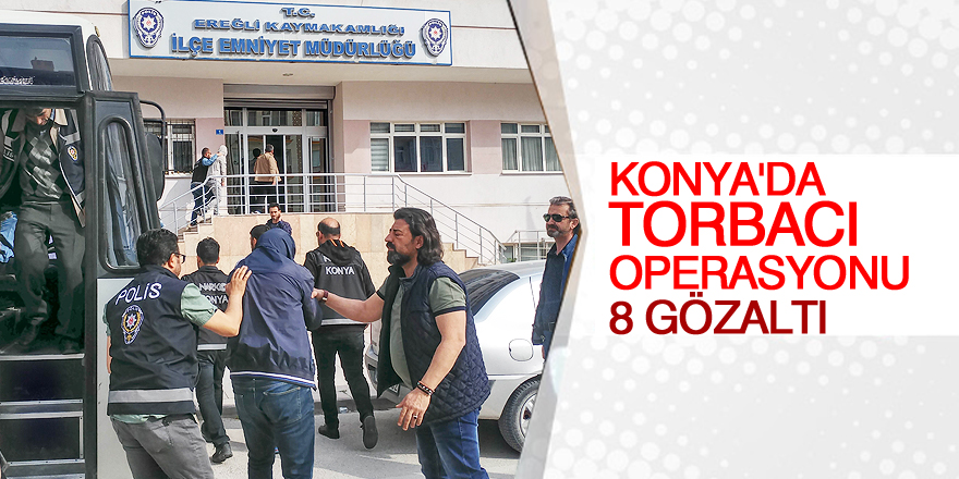 Konya’da sokak satıcılarına operasyon: 8 gözaltı
