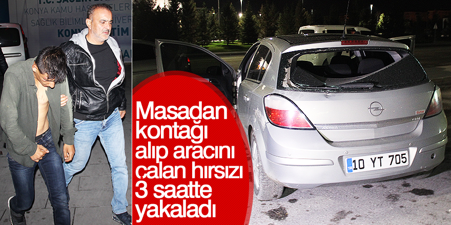 Kendi hırsızını kendi yakaladı