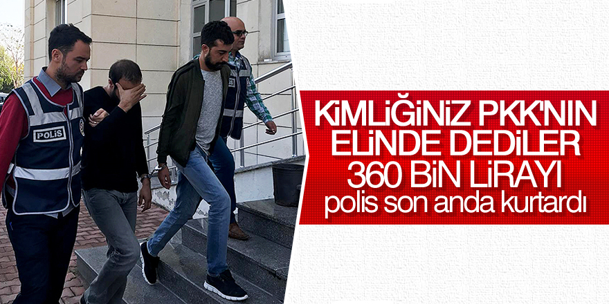 Yaşlı kadını telefon dolandırıcılarının elinden polis kurtardı