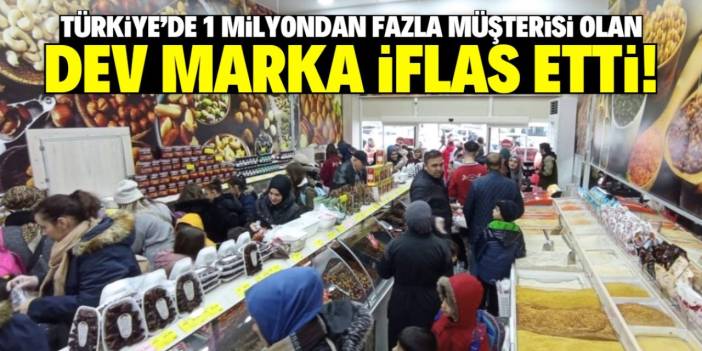 Türkiye de 1 milyondan fazla müşterisi olan dev marka iflas etti