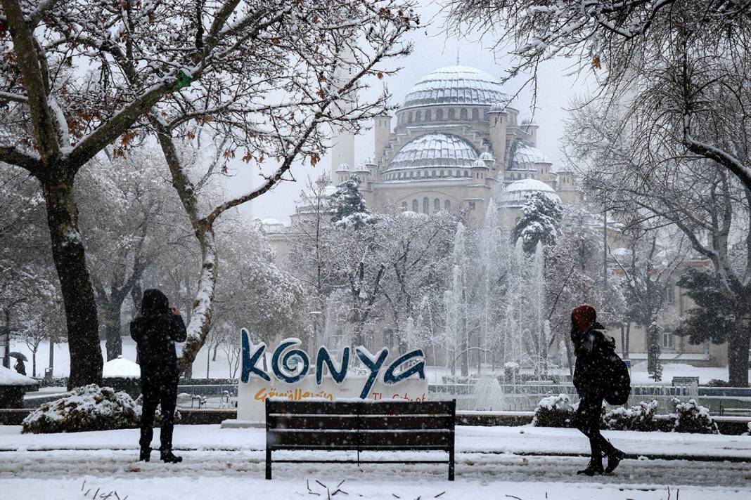 Konya'ya bu tarihte kar yağacak 12