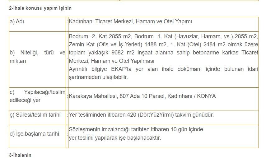 Konya'da belediye otogarın yanına otel ve hamam yaptıracak! 11