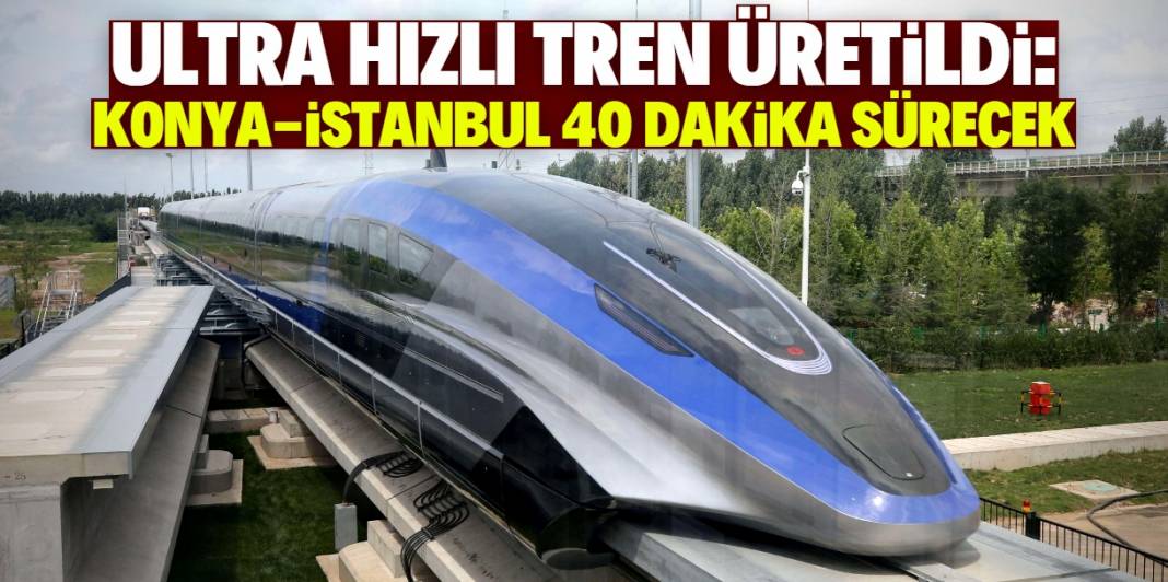 Konya'dan İstanbul'a 40 dakikada giden hızlı tren üretildi 1
