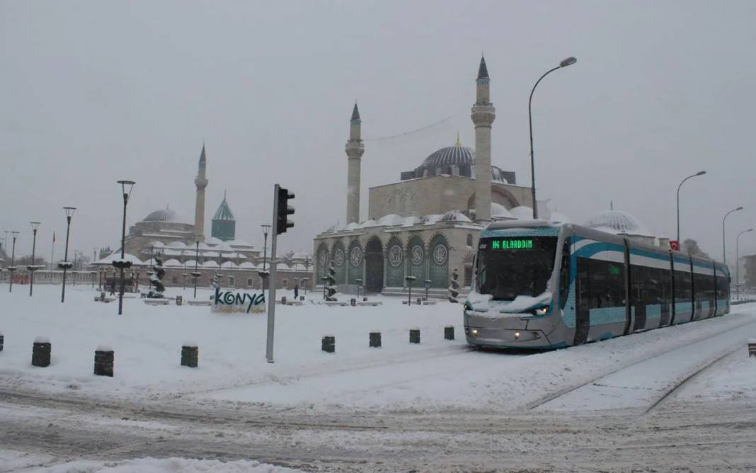 Konya'ya yarın kar yağacak! Meteoroloji saat verdi 4