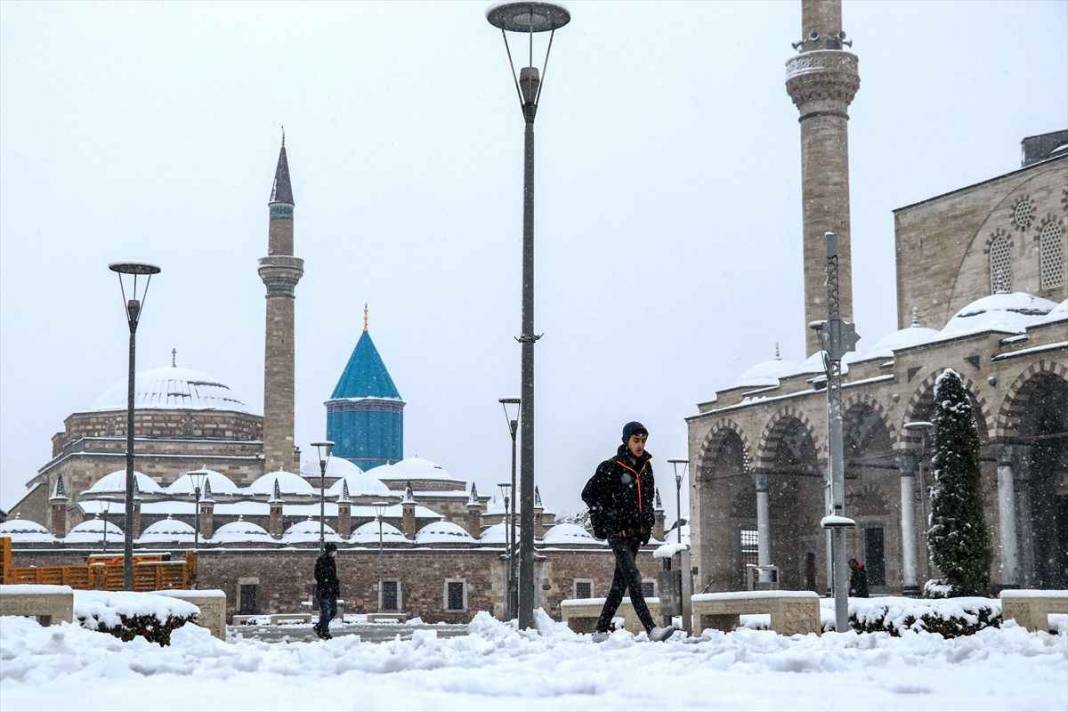 Konya'ya 2024 yılı kar yağışıyla geliyor! Tarih açıklandı 3