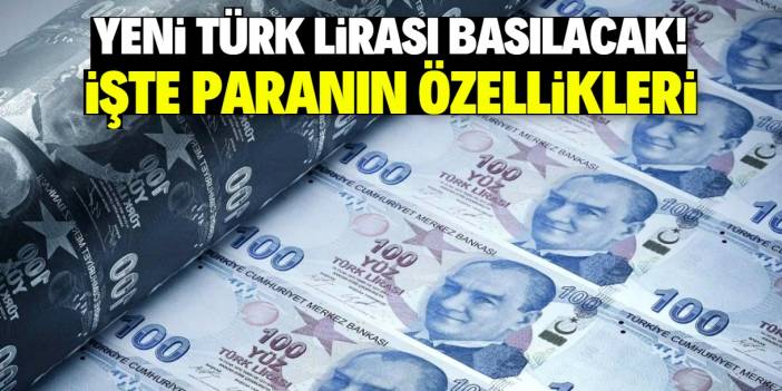 Yeni Türk Lirası basılacak! İşte yerli para biriminin özellikleri