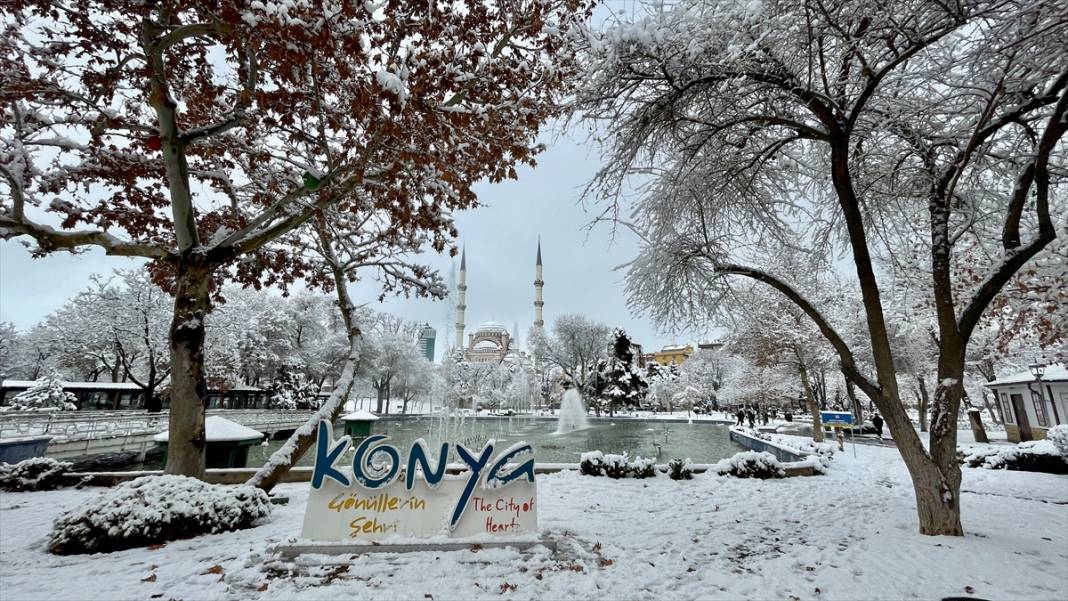 Konya'da 15 santimetre kar yağışı bekleniyor! Tarih verildi 3