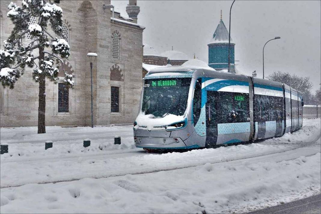 Konya'nın tamamına 4 gün kar yağacak! Meteoroloji bu tarihe işaret etti 2