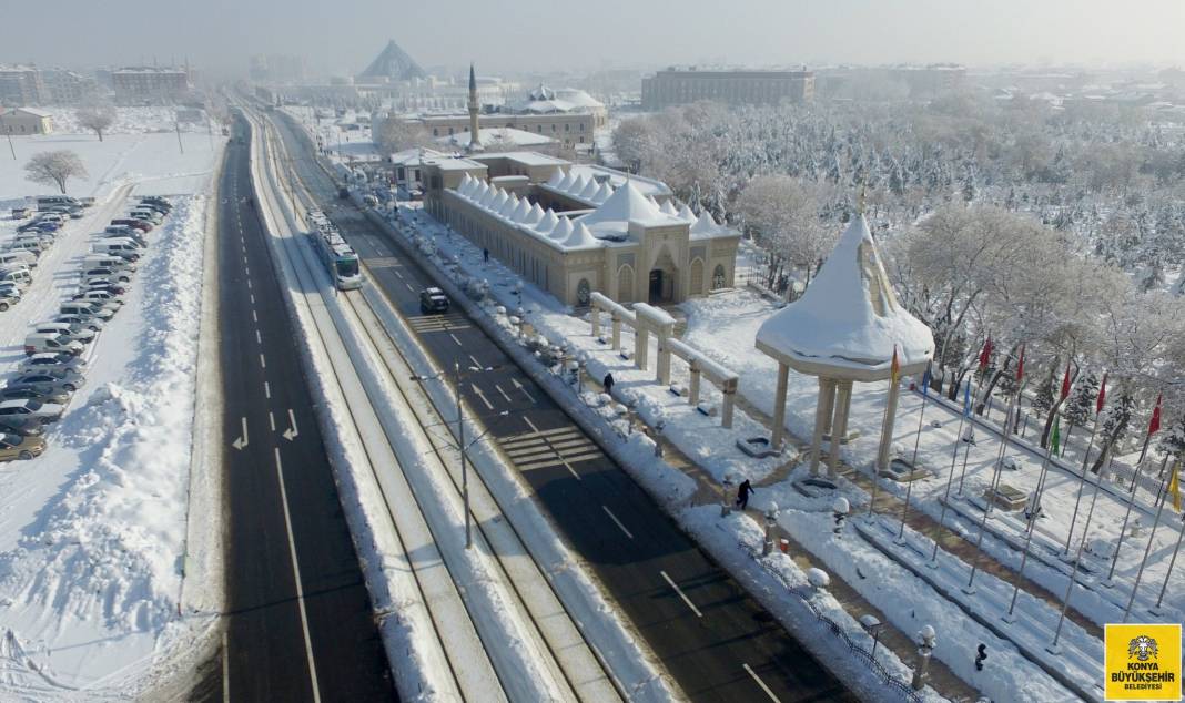 Konya'da yoğun kar yağışı bekleniyor! Meteoroloji saat verdi 3