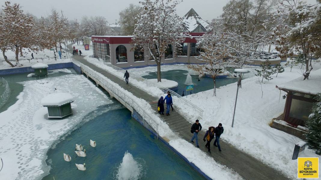 Konya'da yoğun kar yağışı bekleniyor! Meteoroloji saat verdi 4