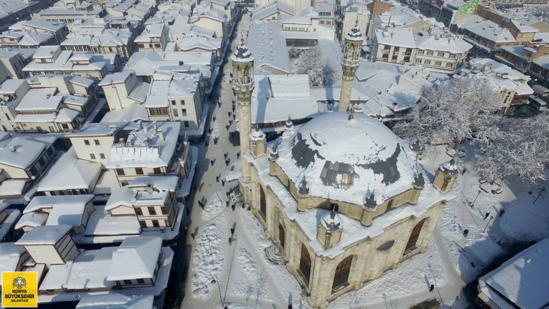 Konya'da yoğun kar yağışı bekleniyor! Meteoroloji saat verdi 5