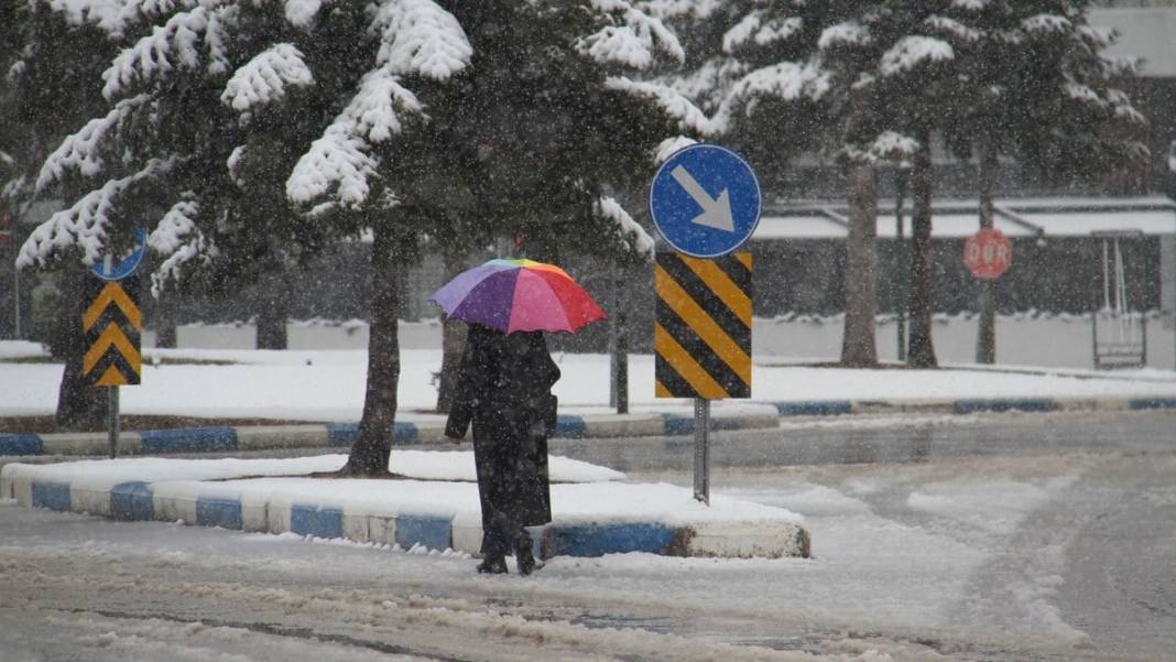 Konya'da 5 noktada kar var! İşte konumları 7