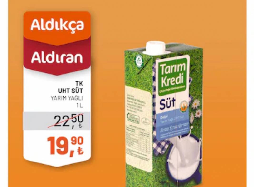 Türkiye genelinde ucuz süt satışı başladı! Litresi sadece 19 lira 9