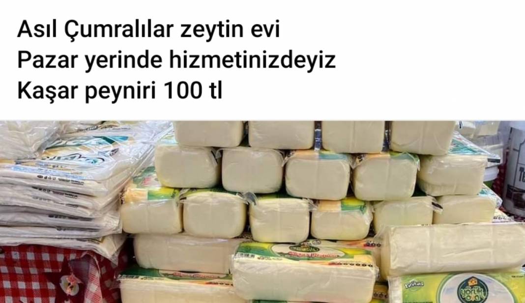 Konya'da bu konumda 100 liraya 1 kilogram kaşar peyniri satılıyor 8