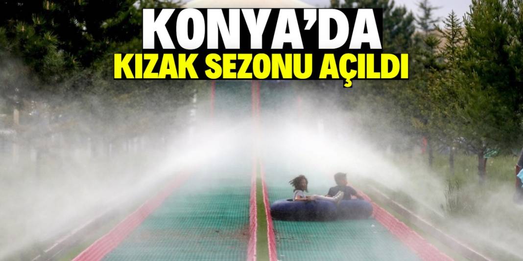 Konya'da kızak sezonu açıldı! Pistin uzunluğu 130 metre 1