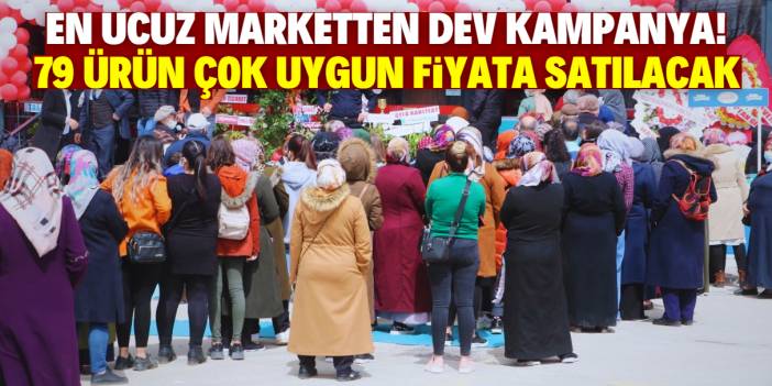Türkiye'nin en ucuz marketinden dev kampanya! 79 ürün büyük indirimle satılacak