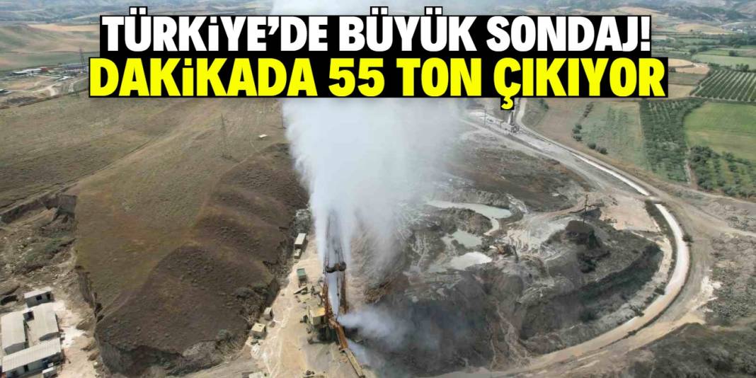 Türkiye'ye bir sondaj müjdesi daha! Dakikada 55 ton çıkıyor 1