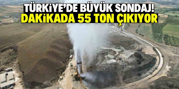 Türkiye'ye bir sondaj müjdesi daha! Dakikada 55 ton çıkıyor