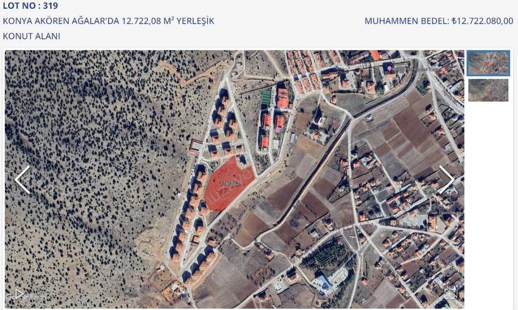 TOKİ Konya'da çok sayıda arsa satacak! Tamamı 370 milyon lira değerinde 9