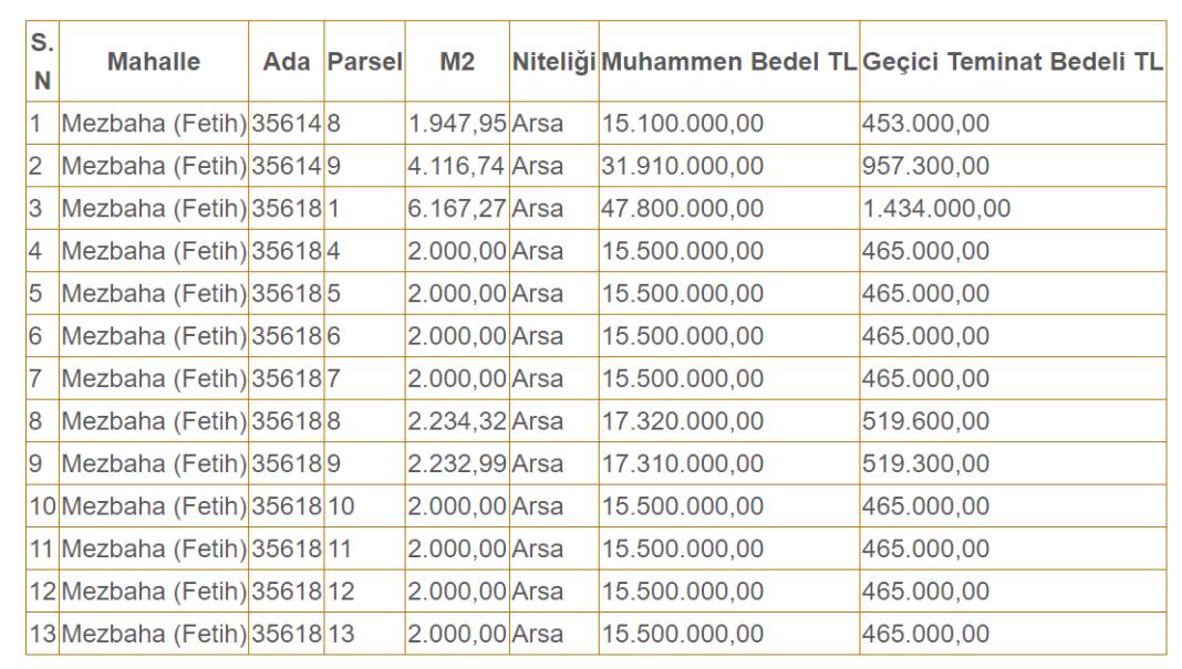 Konya'da belediye kritik konumdaki 250 milyon liralık arsaları satacak 11