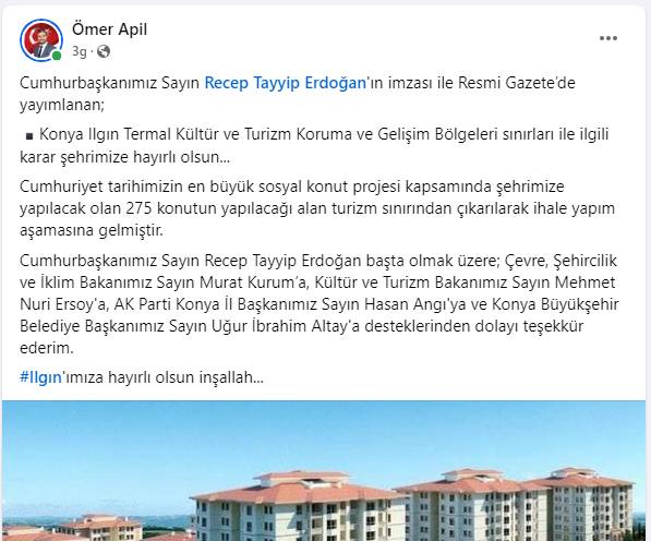 Konya'ya yeni TOKİ projesi müjdesi! 275 konut yapılacak 8