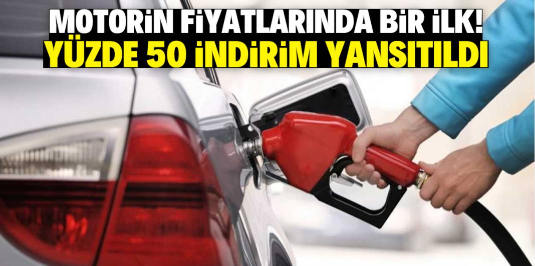 Motorin fiyatlarında bir ilk! Yüzde 50 indirim yansıtıldı 1