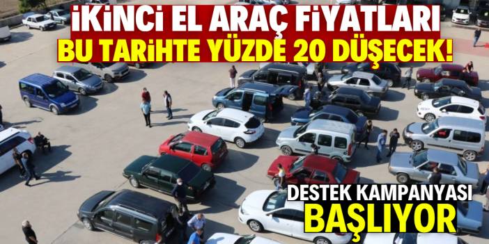 İkinci el araç fiyatları bu tarihte yüzde 20 düşecek! Desteğin detayı belli oldu