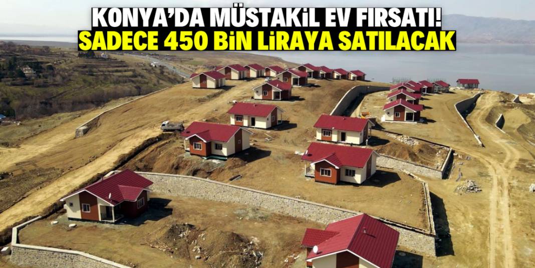 Konya'da müstakil ev fırsatı! Sadece 450 bin liraya satılacak 1