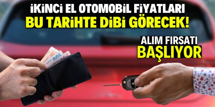 İkinci el otomobil fiyatları bu tarihte dibi görecek! Alım fırsatı başlıyor