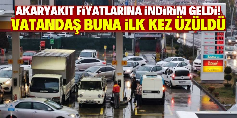 Akaryakıt fiyatlarına indirim yapılmasına vatandaş ilk kez üzüldü! 1