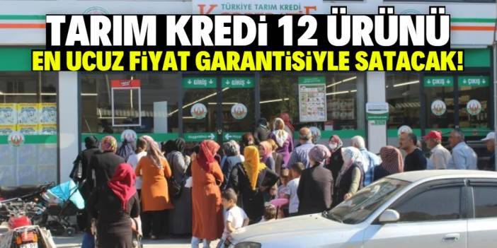 Tarım Kredi 12 ürün en ucuz fiyat garantisiyle satacak! Kampanya 3 gün sürecek