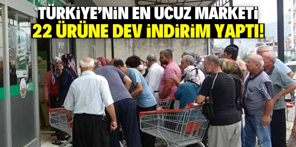 Türkiye'nin en ucuz zincir marketi 22 ürüne dev indirim yaptı! Sadece 2 gün geçerli 1