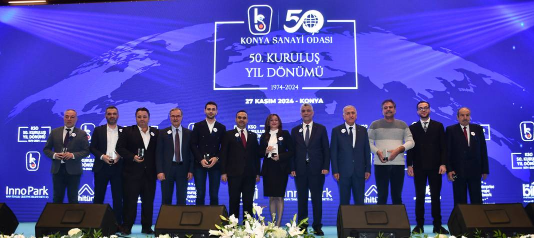 Konya sanayisinin çınarlarına vefa: Bu 78 isme plaket verildi 10