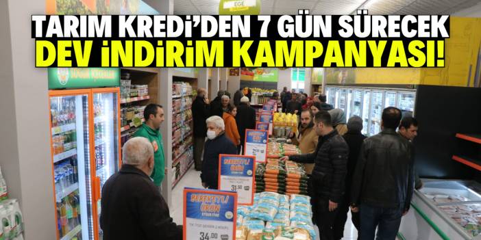 Tarım Kredi'den 7 gün geçerli kampanya! 16 ürün dip fiyattan satılacak