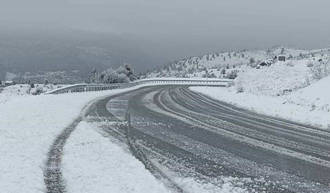 Konya'dan güncel kar manzaraları! Bu konumlar bembeyaz 4