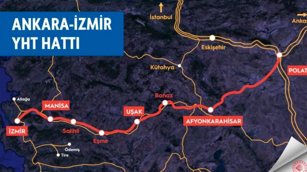 Konya-İzmir YHT bu tarihte hizmete açılıyor! Yolculuk 5 saat sürecek 5