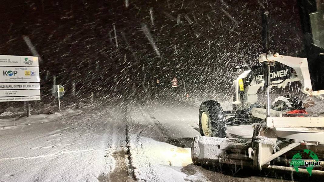Konya'da kar yağışı beklenen 10 konum açıklandı! İşte tam liste 8
