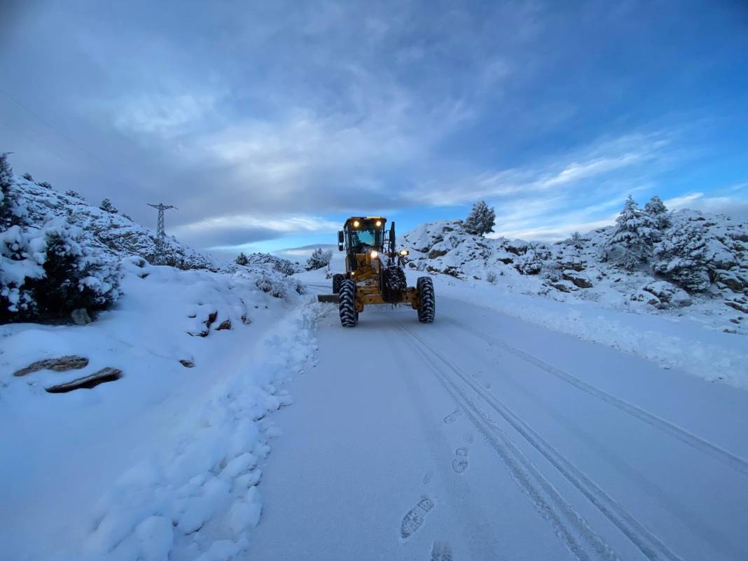Konya'dan kar manzaraları: Bu 11 konum bembeyaz 10