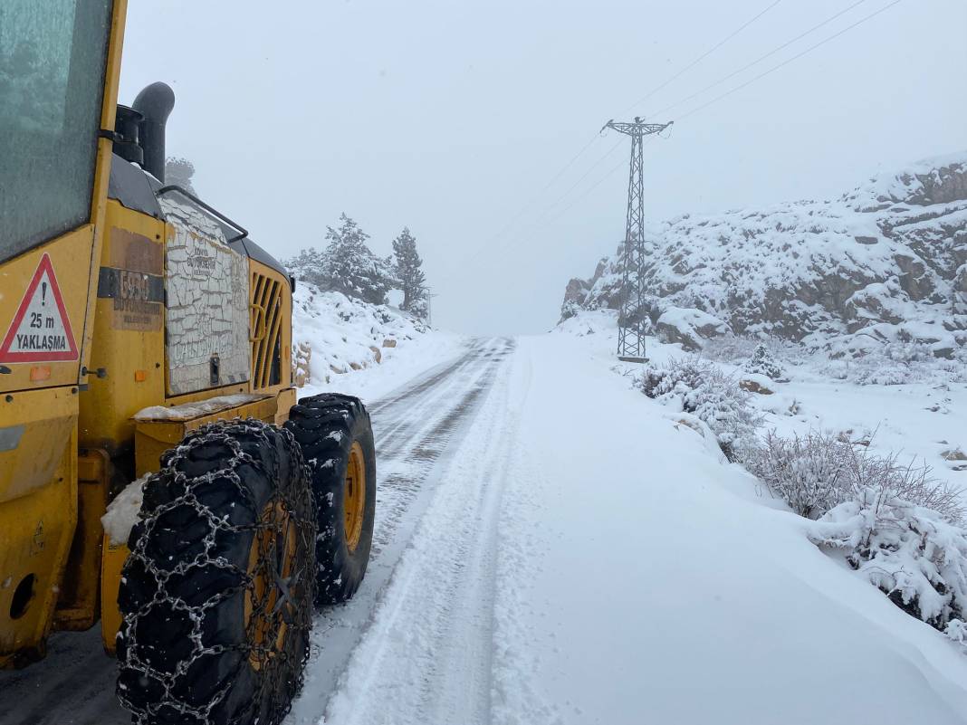 Konya'dan kar manzaraları: Bu 11 konum bembeyaz 3