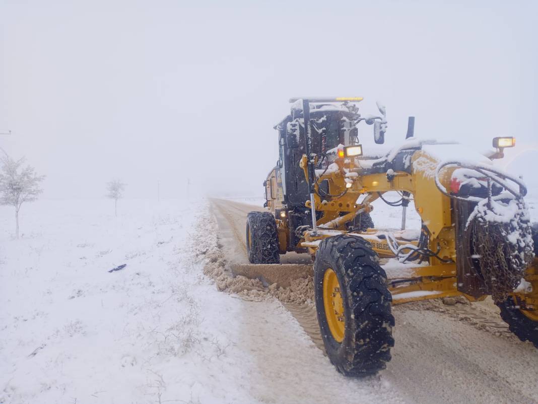 Konya'dan kar manzaraları: Bu 11 konum bembeyaz 4